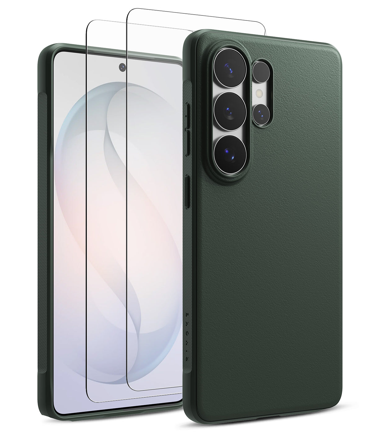 [Bundle] Galaxy S26 Ultra | Onyx - Dark green phone case and screen protector for Galaxy S26 Ultra.