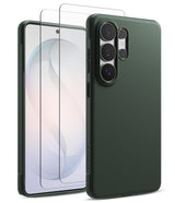 [Bundle] Galaxy S26 Ultra | Onyx - Dark green phone case and screen protector for Galaxy S26 Ultra.