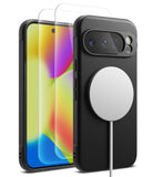 [Bundle] Google Pixel 10 Pro Case | Onyx Magnetic - Google Pixel 10 Pro Case | Onyx Magnetic - Black phone case with magnetic charger and two screen protectors.