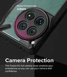 OnePlus 12 Case | Fusion-X - Close-up of phone case highlighting a 2.0mm raised lip around the circular camera module.