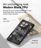 OnePlus 13R Case | Fusion-X - Comparison of a yellowed clear case and a durable black Fusion-X case for OnePlus 13R.