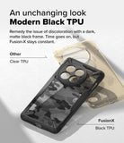 OnePlus 13 Case | Fusion-X - Comparison of a yellowed clear phone case and a durable black Fusion-X case for OnePlus 13.