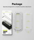 OnePlus 13S Screen Protector | Easy Slide Tempered Glass - Ringke Easy Slide tempered glass kit with retail box, installation tray, and two protectors.