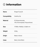 OnePlus 13S Case | Fusion-X - Information table listing specifications for the Ringke FusionX case for OnePlus 13s.