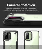 OnePlus 15R Case | Fusion-X - Comparison showing Ringke case camera coverage versus a standard case with exposed areas.
