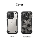 OnePlus 15 Case | Fusion-X - Two Fusion-X cases for OnePlus 15 in Black and Camo Black with reinforced corner bumpers.