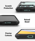 OnePlus Nord 2 Case | Fusion-X - Close-ups showing scratch protection, raised bezels, and precise port cutouts on a phone case.