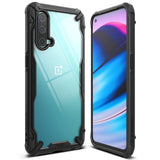 OnePlus Nord CE 5G Case | Fusion-X - Rugged black protective case with a clear back panel shown from front and rear angles.