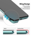 OnePlus Nord Screen Protector | Dual Easy Film - Smartphone screen protector with a wrap-around wing design.