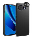 [Bundle] Google Pixel 10a Case | Onyx - Google Pixel 10a Case | Onyx - Black phone case with textured back, camera lens protector, and front screen view.