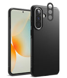 [Bundle] Galaxy A57 | Onyx - Galaxy A57 | Onyx - Black phone case with textured back and separate camera lens protector overlay.