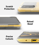 Poco M3 Case | Onyx - Close-up views showing camera protection, raised screen bezels, and precise port cutouts for the phone.