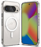 Google Pixel 10 Pro XL Case | Fusion Magnetic - Clear phone case with magnetic ring on back and front screen view.