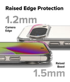 Google Pixel 10 Pro XL Case | Fusion Matte - Close-up showing 1.2mm camera edge and 1.5mm screen bezel protection.