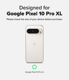 [Bundle] Google Pixel 10 Pro XL Case | Onyx Magnetic - Google Pixel 10 Pro XL Case | Onyx Magnetic - Back view of a white Google Pixel 10 Pro XL phone on a light background.