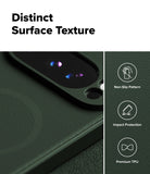 [Bundle] Google Pixel 10 Pro XL Case | Onyx Magnetic - Google Pixel 10 Pro XL Case | Onyx Magnetic - Close-up of textured green phone case with non-slip, impact, and TPU icons.