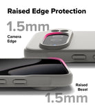 Google Pixel 10 Pro XL Case | Onyx Magnetic - Close-up showing 1.5mm raised camera and screen bezel protection.
