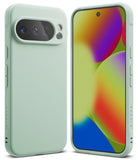 Google Pixel 10 Pro XL Case | Onyx - Mint green phone case shown from back and front with a colorful abstract screen.