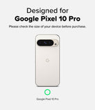 [Bundle] Google Pixel 10 Pro Case | Onyx Magnetic - Bundle: Google Pixel 10 Pro Case | Onyx Magnetic - A light-colored Google Pixel 10 Pro phone with a green checkmark.