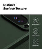 [Bundle] Google Pixel 10 Pro Case | Onyx - Google Pixel 10 Pro Case | Onyx - Close-up of dark green phone case texture with icons for non-slip, impact protection, and TPU.