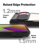 Google Pixel 10 Pro / 10 Case | Fusion-X - Close-up of phone case showing 1.2mm camera edge and 1.5mm screen bezel protection.
