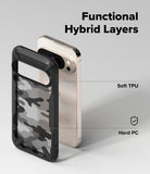 Google Pixel 10 Pro / 10 Case | Fusion-X - Exploded view of a phone case showing soft TPU and hard PC layers.