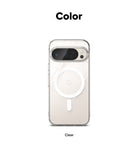 Google Pixel 10 Pro / 10 Case | Fusion Magnetic - Clear phone case with a white magnetic ring on the back.
