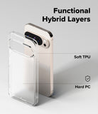[Bundle] Google Pixel 10 Case | Fusion Matte - Google Pixel 10 Case | Fusion Matte - Clear phone case showing soft TPU and hard PC layers for a Google Pixel 10.