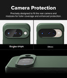 Google Pixel 10 Case | Onyx - Comparison showing the Ringke Onyx case providing full camera module coverage versus others.