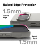 Google Pixel 10 Case | Onyx Magnetic - Close-up of phone case showing 1.5mm raised camera and screen bezels for protection.