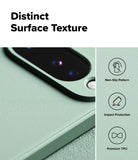 [Bundle] Google Pixel 10 Case | Onyx - Google Pixel 10 Case | Onyx - Close-up of a textured mint green phone case highlighting camera cutout and icons for grip and protection.