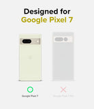 Google Pixel 7 Case | Fusion Matte - Comparison showing Google Pixel 7 is compatible while Pixel 7 Pro is not.