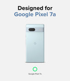 Google Pixel 7a Case | Fusion Matte - Light blue Google Pixel 7a phone shown from the back with a camera bar and logo.