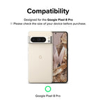 Google Pixel 8 Pro | Camera Protector Glass [3 Pack] - Compatibility graphic showing a beige Google Pixel 8 Pro phone.