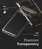 Google Pixel 8 Pro Case | Fusion - Comparison of a yellowed, scratched old case and a clear, new premium material case.