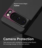 Google Pixel 8 Pro Case | Onyx - Black phone case with 1.2mm raised edges protecting the rear camera module.