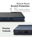 Google Pixel 8 Case | Onyx - Close-up of phone case showing 1.5mm raised bezel for scratch protection and precise port cutouts.