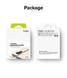 Google Pixel 8a Camera Lens Protector | Glass (3 Pack) - Google Pixel 8a Camera Lens Protector - Front and back views of the Ringke camera tempered glass 3-pack retail packaging.