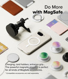Google Pixel 9a Case | Fusion Magnetic - Clear phone case with magnetic ring surrounded by various MagSafe accessories.