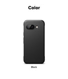 Google Pixel 9a Case | Onyx Magnetic - Matte black phone case for Google Pixel 9a with a horizontal camera cutout.