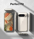 Google Pixel 9 Pro XL Case | Fusion - Clear phone case shown from multiple angles with the phone inside.