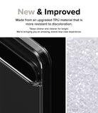 Google Pixel 9 Pro XL Case | Fusion Matte - Close-up of a clear phone case edge and raw TPU material pellets.