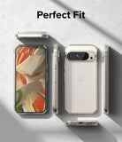 Google Pixel 9 Pro XL Case | Fusion Matte - Multiple views of a clear phone case on a Google Pixel 9 Pro XL.