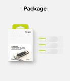 Google Pixel 9 Pro XL | Camera Glass - Ringke camera tempered glass protector 3-pack packaging and individual lens covers.