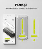 Google Pixel 9 Pro XL Screen Protector | Easy Slide Tempered Glass - Google Pixel 9 Pro XL Screen Protector - Packaging box, installation frame, and two screen protectors with guide strips.