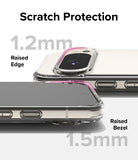 Google Pixel 9 Pro / 9 Case | Fusion - Clear phone case showing 1.2mm raised camera edge and 1.5mm raised screen bezel.