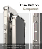 Google Pixel 9 Pro / 9 Case | Fusion Matte - Close-up of phone case buttons with notch cutouts for tactile response.