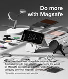 Google Pixel 9 Pro / 9 Case | Fusion Magnetic - Pixel 9 Pro in a magnetic case on a stand, surrounded by MagSafe accessories.