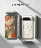 Google Pixel 9 Pro / 9 Case | Fusion Magnetic - Clear phone case shown from multiple angles with magnetic ring.