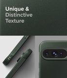 Google Pixel 9 Pro Case | Onyx - Dark green phone case with textured finish, side branding, and camera cutout details.